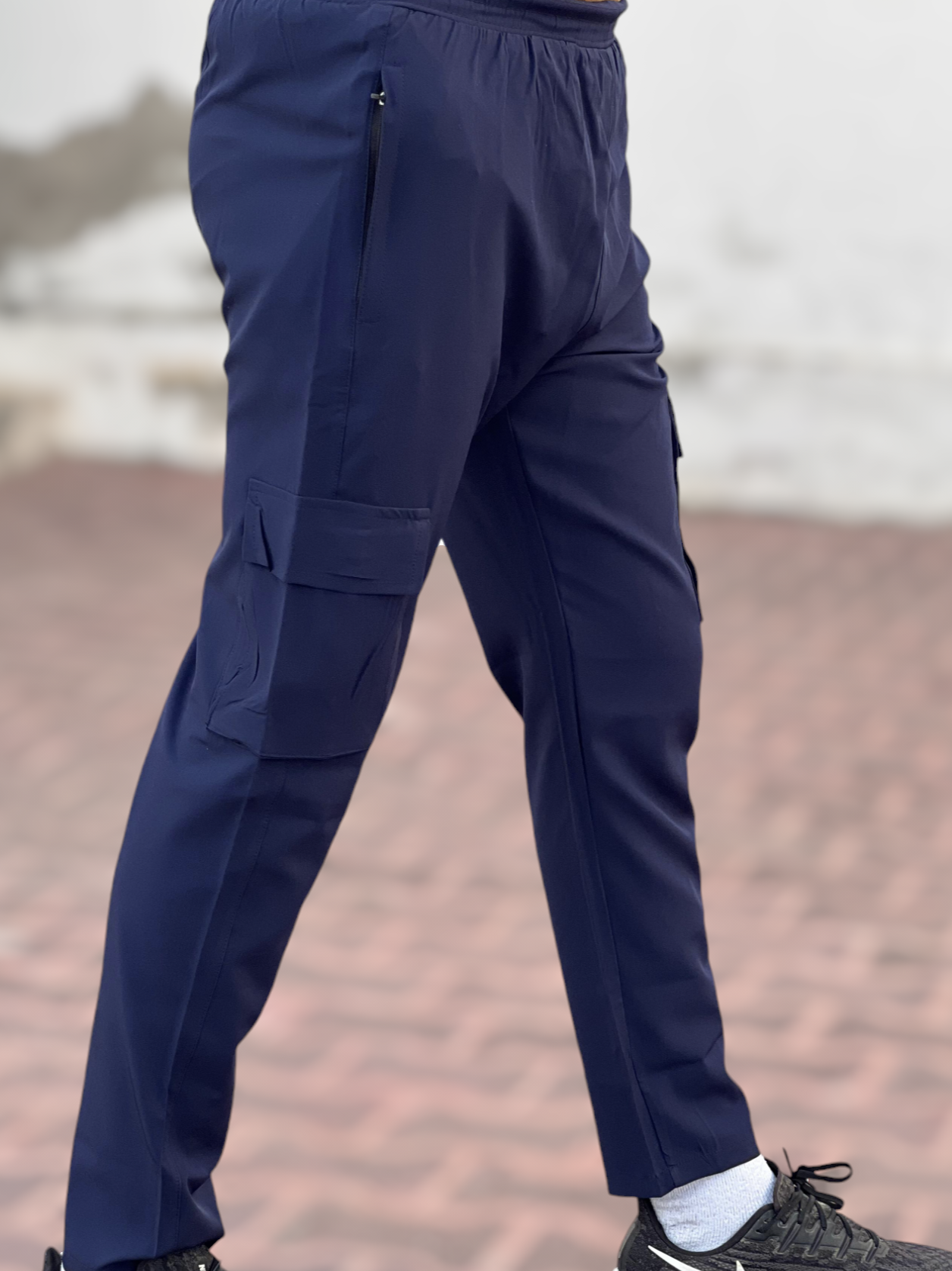 ADS Woven Cargo Pants Men Blue