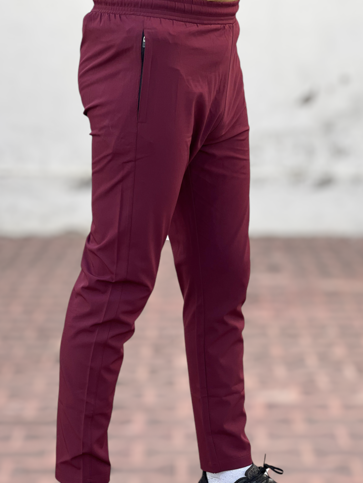 ADS Woven Pants Men Maroon